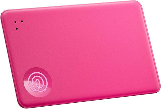 Life360 Tile Slim - Wallet Finder, Bluetooth Tracker and Item Locator for Luggage Tags, Passports and More. Both iOS and Android Compatible. Phone Finder. 1-Pack (Pink Punch)