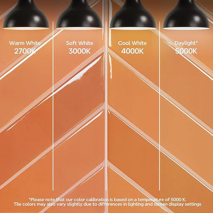 STICKGOO Herringbone Peel and Stick Backsplash, Orange, 10 Sheets | 12.6 x 9.7 in, Thicker Rectangular Vinyl Stick-On Wall Tiles, Easy Alignment, Waterproof, Easy to Clean, Kitchen/Bathroom