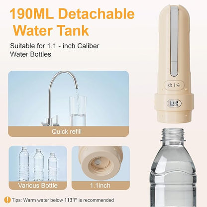 Electric Portable Bidet for Postpartum Care, Light Orange