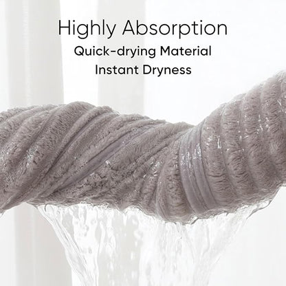 Luxury 4-Piece Quick-Dry Bath Towel Set 27.5X 55 Inches – Ultra Soft Microfiber for Bathroom, Bar, Pool, Gym & Travel – Elegant Twill Design
