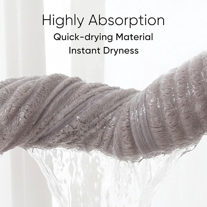 Luxury 4-Piece Quick-Dry Bath Towel Set 27.5X 55 Inches – Ultra Soft Microfiber for Bathroom, Bar, Pool, Gym & Travel – Elegant Twill Design