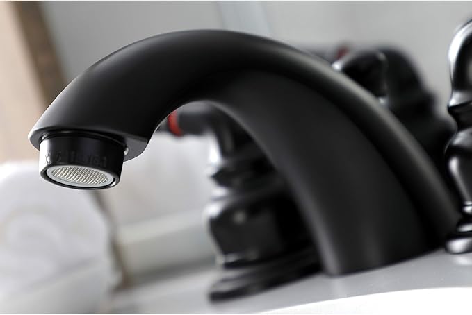 Kingston Brass KB950 Magellan Mini-Widespread Bathroom Faucet, Matte Black