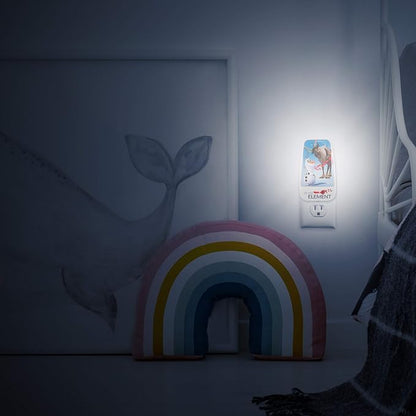 Disney Frozen 45830 LED Night Light, Olaf and Sven, Plug-in | Dusk-to-Dawn Sensor, Girl's Room Decor, UL-Certified, Ideal for Bedroom, Nursery, Bathroom, Kid's Playroom