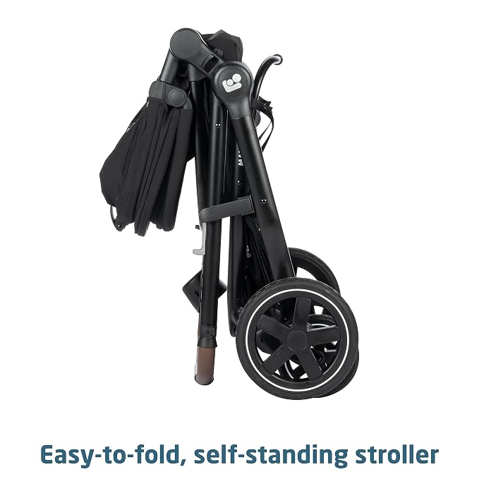 Maxi-Cosi Zelia 2 Luxe 5-in-1 Modular Travel System, New Hope Black