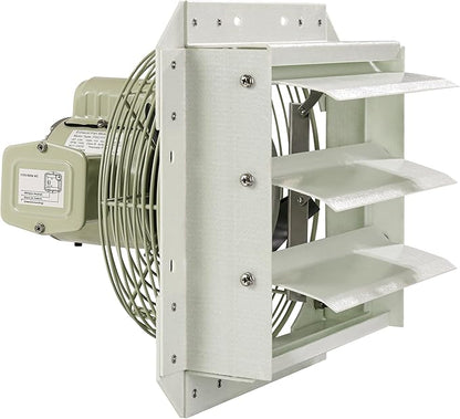 iLIVING 10-Inch Corrosion Resistance Shutter Exhaust Fan, Single Speed