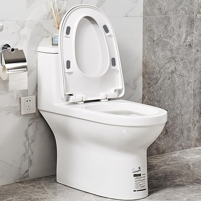 Universal Toilet Seat Bumpers, Suitable for Bidet Kits, 4 Pack Toilet Seat Spacers, Compatible with Most Toilet Models, Equipped with Durable Adhesive
