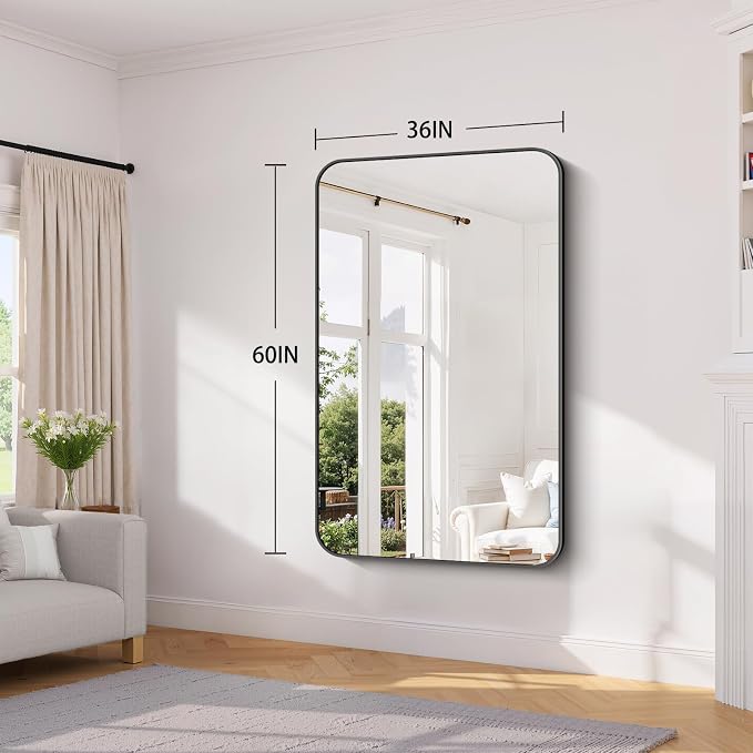 Koonmi Bathroom Wall Mirror,36x60 Inch Large Vanity Mirror for Over Sink