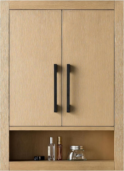 Vanity Art 24 inch Bathroom Vanity with Storage Cabinet & Shelves, Storage Cabinet with Soft-Closing Doors, VA90-TC-NO-GB1