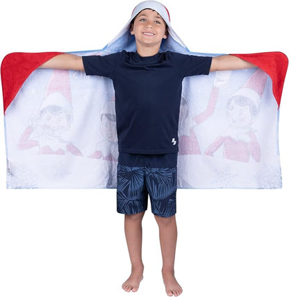 Grinch by Dr. Seuss Holiday Kids Bath/Pool/Beach Soft Cotton Terry Hooded Towel Wrap, 24 in x 50 in,(Official Dr. Seuss Product) by Franco