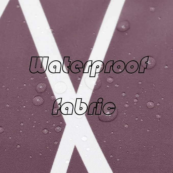 Striped Shower Curtain for Bathroom, Burgundy, 72" W x 72" L | with Hooks, Modern Hotel Style, Water Repellent, Washable, Weighted Hem