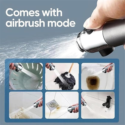 Shower Drops Head Filtered Showerhead With Five Filters,Filtered Shower Head With Handheld,High Pressure Turbo Showerhead,Reusable,Adjustable Settings With Hose4-piece set abc