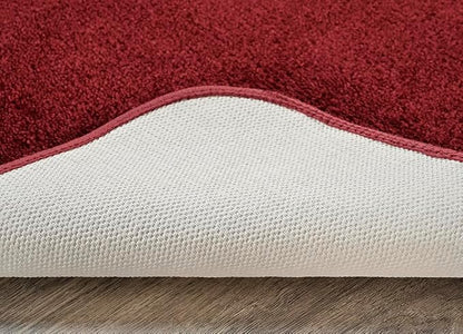 Garland Rug Traditional Nylon Washable Chili Pepper Red 24" X 40" Bath Rug - Soft, Absorbent, and Stylish for Your Bathroom