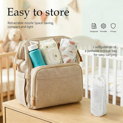 Portable Bidet for Travel Peri Bottle Postpartum Handheld Bidet sprayers, Retractable Nozzle, Storage Bag, Leak-Proof, FDA & CE Certified, 350ml