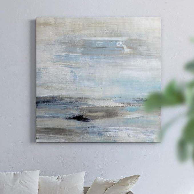 Renditions Gallery Gulf StreamWall Art, Premium Gallery Wrapped Canvas Decor, Ready to Hang, 40 in H x 40 in W, Made in America Print