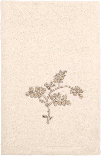 Avanti Linens - Fingertip Towel, 100% Soft & Absorbent Cotton Towel, Nature-Inspired Home Decor (Willow)