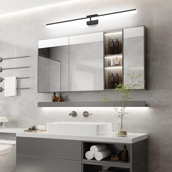 Tipace 47.2 inch LED Vanity Lights Bathroom Vanity Light Fixtures Bathroom Lighting Fixture Over Mirror 5500K