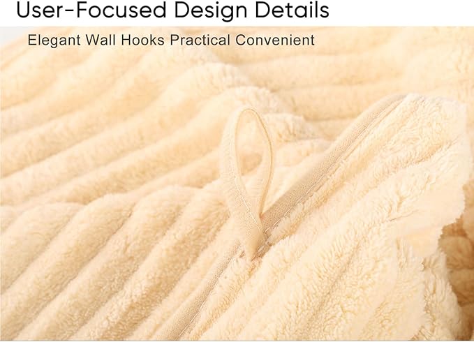 Luxury 2-Piece Quick-Dry Bath Towel Set 27.5X 55 Inches – Ultra Soft Microfiber for Bathroom, Bar, Pool, Gym & Travel – Elegant Twill Design