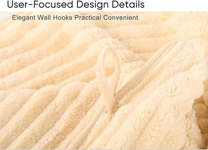 Luxury 2-Piece Quick-Dry Bath Towel Set 27.5X 55 Inches – Ultra Soft Microfiber for Bathroom, Bar, Pool, Gym & Travel – Elegant Twill Design
