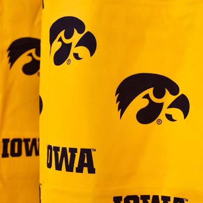 Everything Comfy Iowa Hawkeyes Bright and Colorful Shower Curtain Cover