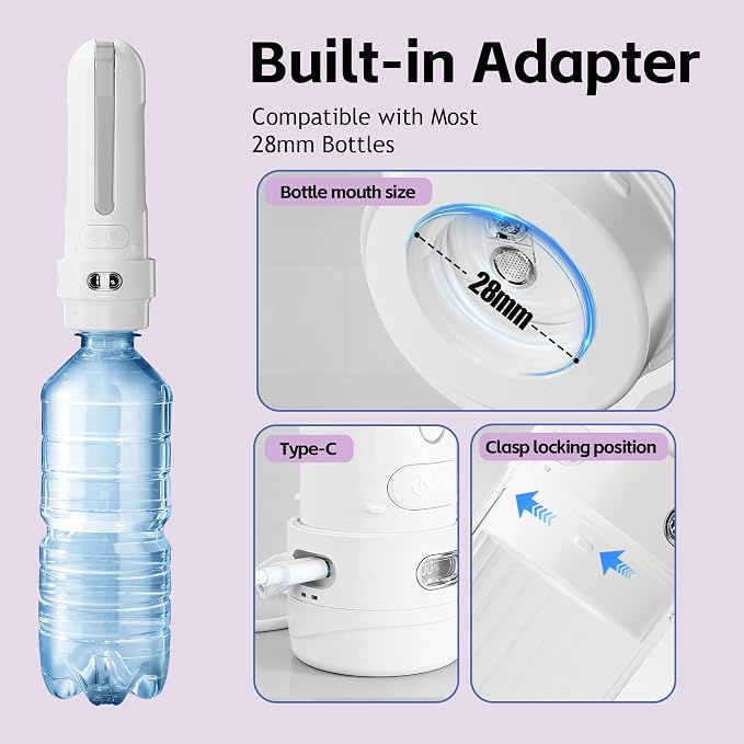 Electric Portable Bidet for Travel, Rechargeable for Women Postpartum, Period & Hygiene