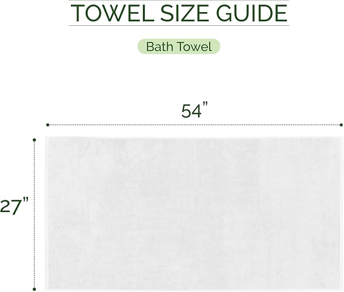Elegant Comfort 100% Turkish Cotton Corduroy Ribbed Luxury Soft 2 Pack Bath Towels 27 x 54 Inch - Ultra Plush, Absorbent, Quick Dry, Hotel Spa Quality Towels for Bathroom Essentials, White