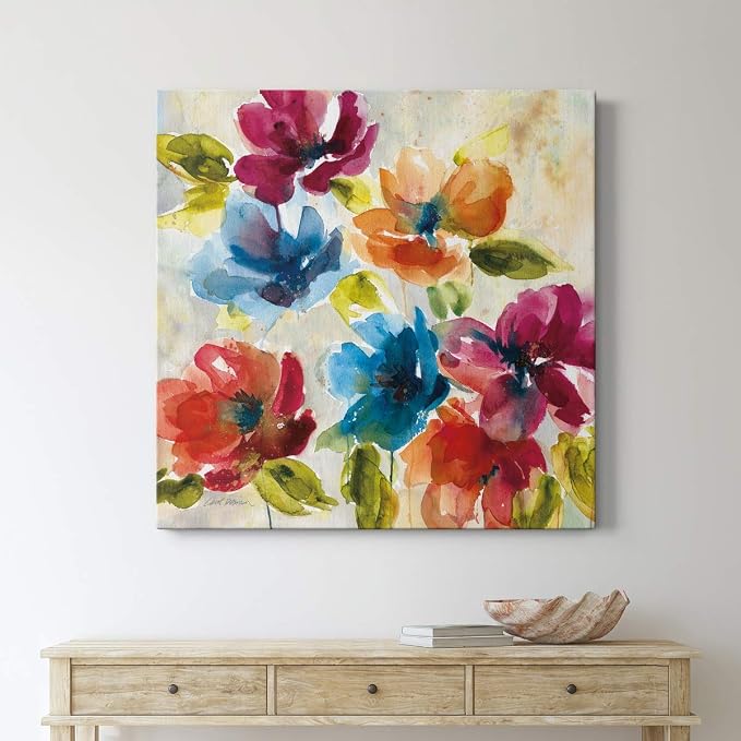 Renditions Gallery Color My World Wall Art, Premium Gallery Wrapped Canvas Decor, Ready to Hang, 32 in H x 32 in W, Made in America Print