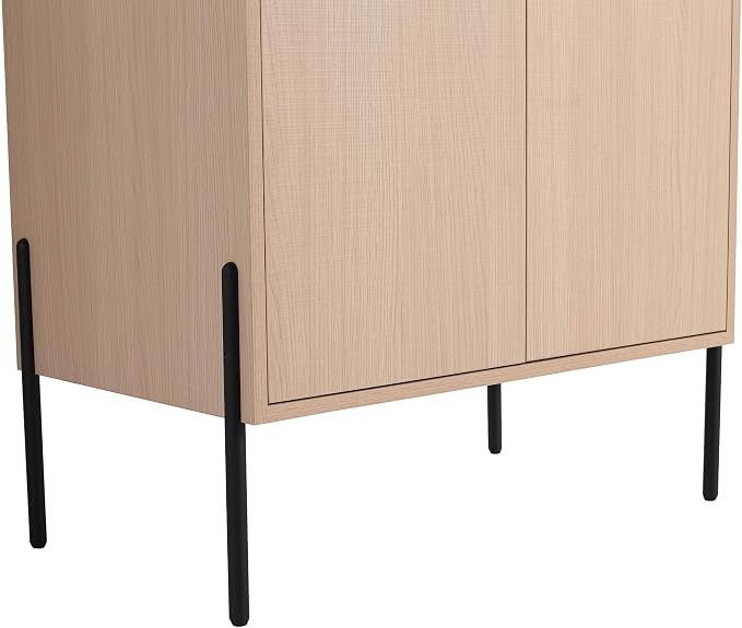 Crownpoint 30 Inch Bathroom Vanity with Sink, White Sink, White Oak Finish, Full Assembly Required, Elegant Bathroom Vanities for Modern Homes