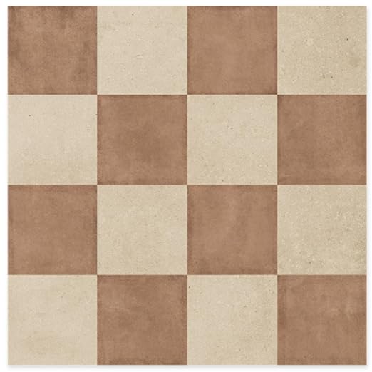 Peel and Stick Floor Tile, Checkered Vinyl Flooring Waterproof, Snap-proof DIY Flooring Tiles for Bathroom, Kitchen, Fireplace, Wall, Backsplash, No residue, 20 Tiles-7.87" Thin Ver, Terracotta