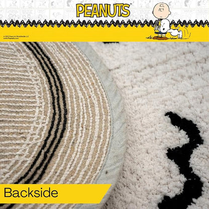 Collectibles Peanuts Snoopy 100% Cotton Non Slip Plush Bathroom Mat Rug (Officially Licensed Product) by Franco
