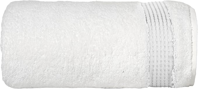 Elegant Comfort Premium Super Soft Highly Absorbent 1 Piece Oversized Bath Sheet - 40" x 80" inch, Luxurious Hotel Spa Quality 100% Turkish Cotton Extra Large Bath Towels for Adults, White