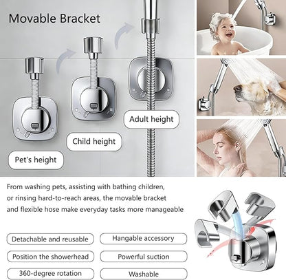 Filtered Shower Head with Handheld, High Pressure 6-Mode Water Softener for Hard Water, 12 Replacement Filters, 75" Anti-Burst Extra Long Hose & Adjustable Bracket for Healthier Skin and Hair