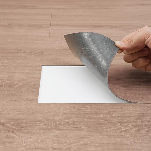 VEVOR Self Adhesive Vinyl Floor 36 x 6 inch, 36 Tiles 2.5mm Thick Peel and Stick Floor Tile Home Decor Natural Wood Grain DIY Flooring for Kitchen, Dining Room, Bedrooms & Bathrooms(54 Sq.Ft)