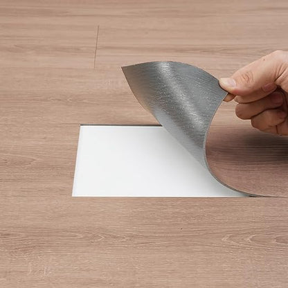 VEVOR Self Adhesive Vinyl Floor 36 x 6 inch, 36 Tiles 2.5mm Thick Peel and Stick Floor Tile Home Decor Natural Wood Grain DIY Flooring for Kitchen, Dining Room, Bedrooms & Bathrooms(54 Sq.Ft)