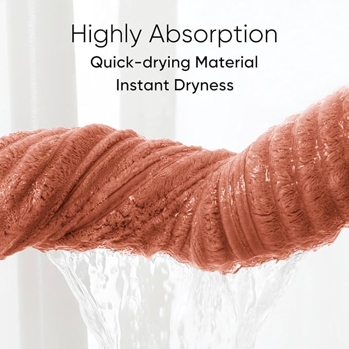 Luxury 2-Piece Quick-Dry Bath Towel Set 27.5X 55 Inches – Ultra Soft Microfiber for Bathroom, Bar, Pool, Gym & Travel – Elegant Twill Design