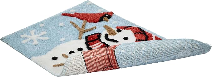 Avanti Linens - Christmas Bathroom Rug 20x30, Soft & Absorbent Cotton | Christmas Design, Soft & Absorbent, Non-Slip Backing, Machine Washable, Holiday Bathroom Décor