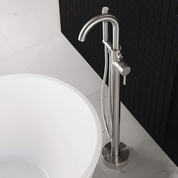 WOODBRIDGE B BathTub Faucet, F-0001 Brushed Nickel