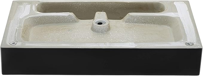 Swiss Madison Claire 30” Rectangle Wall-Mount Bathroom Sink in Matte Black