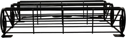 Spectrum Diversified Scroll Wall-Mounted Traditional Spice Rack Organizer for Cabinet & Kitchen, 3-Tier, Beauty & Nail Polish, 43710