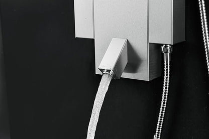 Blue Ocean 48" Stainless Steel SPS822A Shower Panel Tower with Rainfall Shower Head and Spout