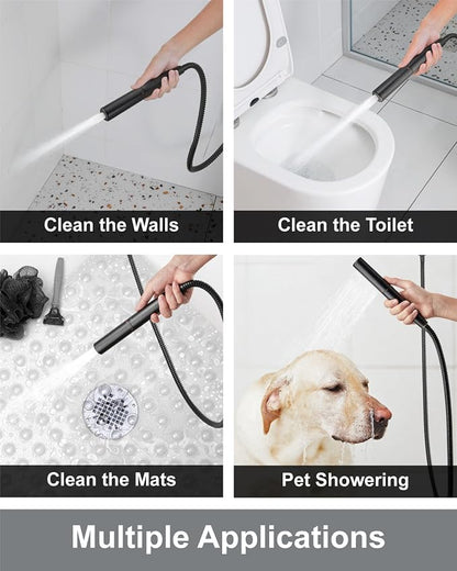 Aolemi Shower System with Rain Head and Handheld,10-Inch,Bronze | High-Pressure Shower Faucet Set with Dual-Function Handheld,Rough-In Valve,1.8 GPM,Wall-Mount Trim Kit