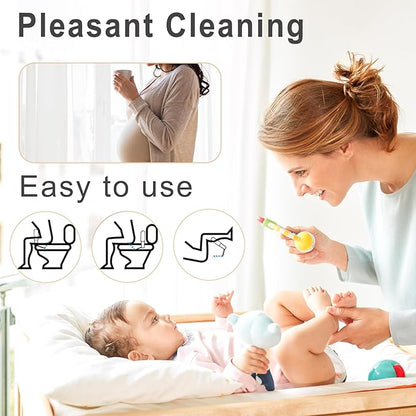 Portable Bidet Sprayer for Toilet, High-Pressure Electric Bidet Sprayer with 3 Nozzle Modes (Feminine, Posterior & Turbo), USB-C Fast Charge, Ideal for Travel, Postpartum Care & Personal Hygiene