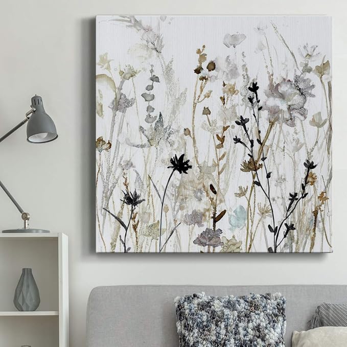 Renditions Gallery Wildflower Mist Wall Art, Premium Gallery Wrapped Canvas Decor, Ready to Hang, 40 in H x 40 in W, Made in America Print, AZS-WC24-19227-R-4040-MK