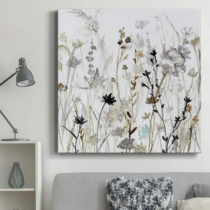 Renditions Gallery Wildflower Mist Wall Art, Premium Gallery Wrapped Canvas Decor, Ready to Hang, 40 in H x 40 in W, Made in America Print, AZS-WC24-19227-R-4040-MK