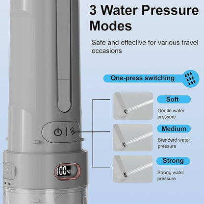Electric Portable Bidet for Men & Feminine Care, Gray