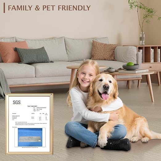 Peel and Stick Floor Tile, 20 Pcs 12" x 12" Waterproof Wood Grain Luxury Vinyl Plank Flooring, Easy DIY Self Adhesive Vinyl Floor for Bathroom, Kitchen, Living Room, Light Brown