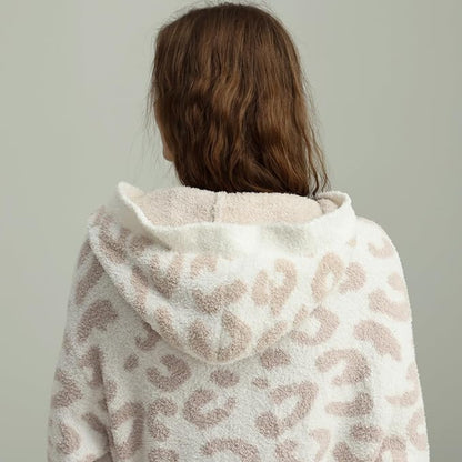 MH MYLUNE HOME Ultra Soft Robe With Pockets, Spa Bathrobe Loungewear Calf-Length, Plush Fuzzy Fluffy Wrap Robe for Women