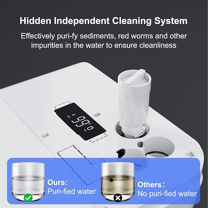 Luxury Smart Toilet with Heated Seat & Instant Warm Water | Remote Control Bidet,Hidden Foam Shield,Air Purification,One Piece Tankless Toilet with ADA Comfort Height,LED Display