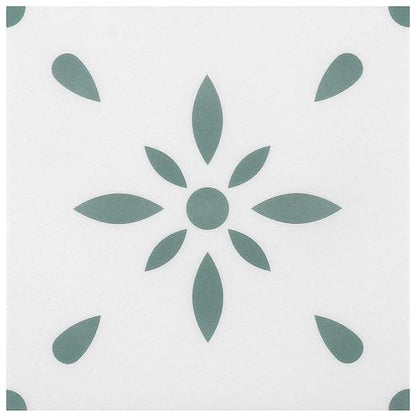 Peel & Stick Floor Tiles Self Adhesive Vinyl Flooring for Kitchen Bathroom Laundry Room Pet House Fireplace 10 Sheets 8"x8" Removable Floor Stickers Home Decor DIY (Light Green)