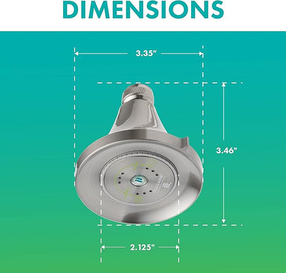 Niagra Conservation N3912BN Earth Luxe High Efficiency Showerhead, Brushed Nickel