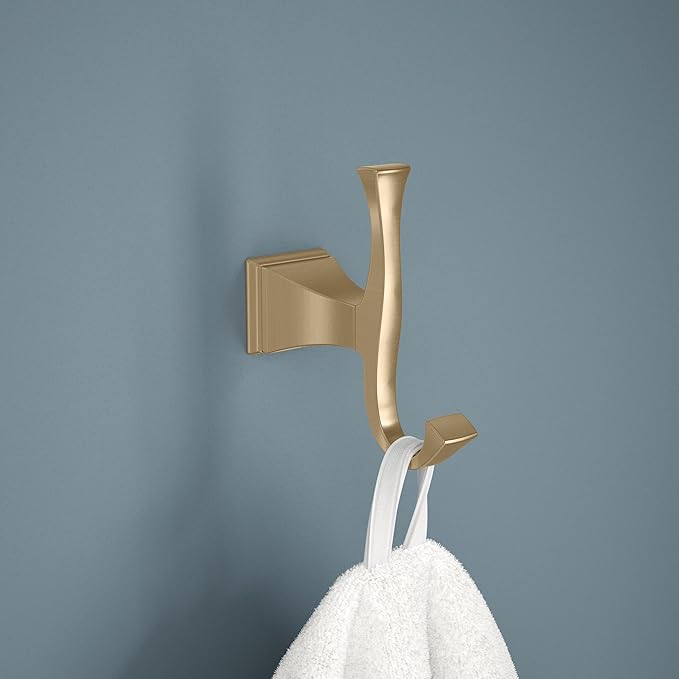 DELTA FAUCET 75135-CZ Dryden Wall Mounted Towel Hook in Champagne Bronze